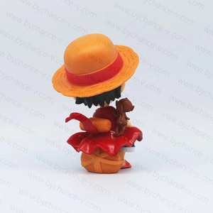 Distributeur automatique de jouets : Article très prisé – Figurine en plastique adorable <span class=keywords><strong>Luffy</strong></span> souriant, boîte mystère, jouet tendance, figurine de collection manga japonais très populaire - Product Image 4