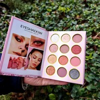 Nouveau coffret cadeau de maquillage multifonctionnel : fards à paupières, poudre nacrée métallisée brillante et rouge à lèvres