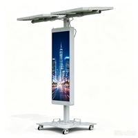 Panneau d'affichage LED couleur haute luminosité personnalisé avec contrôle intelligent pour lampadaire solaire, écran routier WIFI 3G 4G 5G