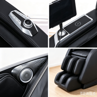 Silla de Masaje de Alta Tecnología Zhouqi, Mecanismo 3D, Gravedad Cero, Control por Voz con IA, Iones Negativos, Pantalla LCD