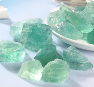 Grüner Fluorit Loser Naturkristall Heilsteine Räucherstein Mineralischer Kristall - Product Image 3