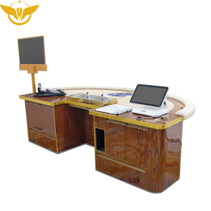 Juego de póquer de lujo ovalado Premium de mesa de póquer Baccarat de alta calidad YH para entretenimiento de Casino - Product Image 3