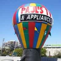 Ballon publicitaire gonflable personnalisé en usine avec souffleur, impression numérique, installation facile, pour extérieur, pelouse et événements/fêtes