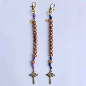 Regalo del Día <span class=keywords><strong>de</strong></span> <span class=keywords><strong>la</strong></span> Madre Católica, <span class=keywords><strong>Rosario</strong></span> <span class=keywords><strong>de</strong></span> Cuentas <span class=keywords><strong>de</strong></span> Madera con <span class=keywords><strong>Medalla</strong></span> <span class=keywords><strong>Milagrosa</strong></span> y Mosquetón - Product Image 1