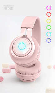 Auriculares lindos BT06 Auriculares inalámbricos Auriculares de moda Auriculares inalámbricos móviles con micrófono logotipo personalizado - Product Image 6