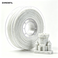 Filament d'impression 3D DIMENFIL PLA Marbre 1,75 mm 1 kg Fournitures pour la fabrication de modèles FDM