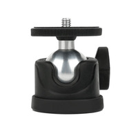 Mini-Stativ-Kugelkopf, 3 kg Tragkraft, Aluminiumlegierung, 1/4 Zoll Universalschraube, 360° drehbarer Kamera-Kugelkopf für DSLR-Kamerafotografie