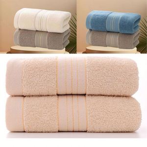 Serviette de toilette carrée en coton épais tissé à séchage rapide, brodée, couleur unie, pour la maison, l'hôtel, avec boîte cadeau personnalisée - Product Image 3