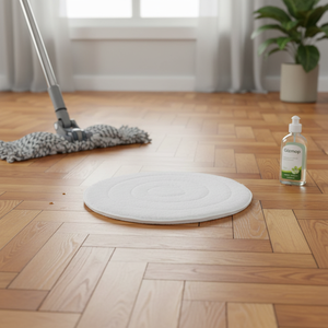 Gizmop 43 cm Serpillère en microfibre antibactérienne auto-essoreuse en acier inoxydable durable réutilisable et écoresponsable pour parquet - Product Image 3