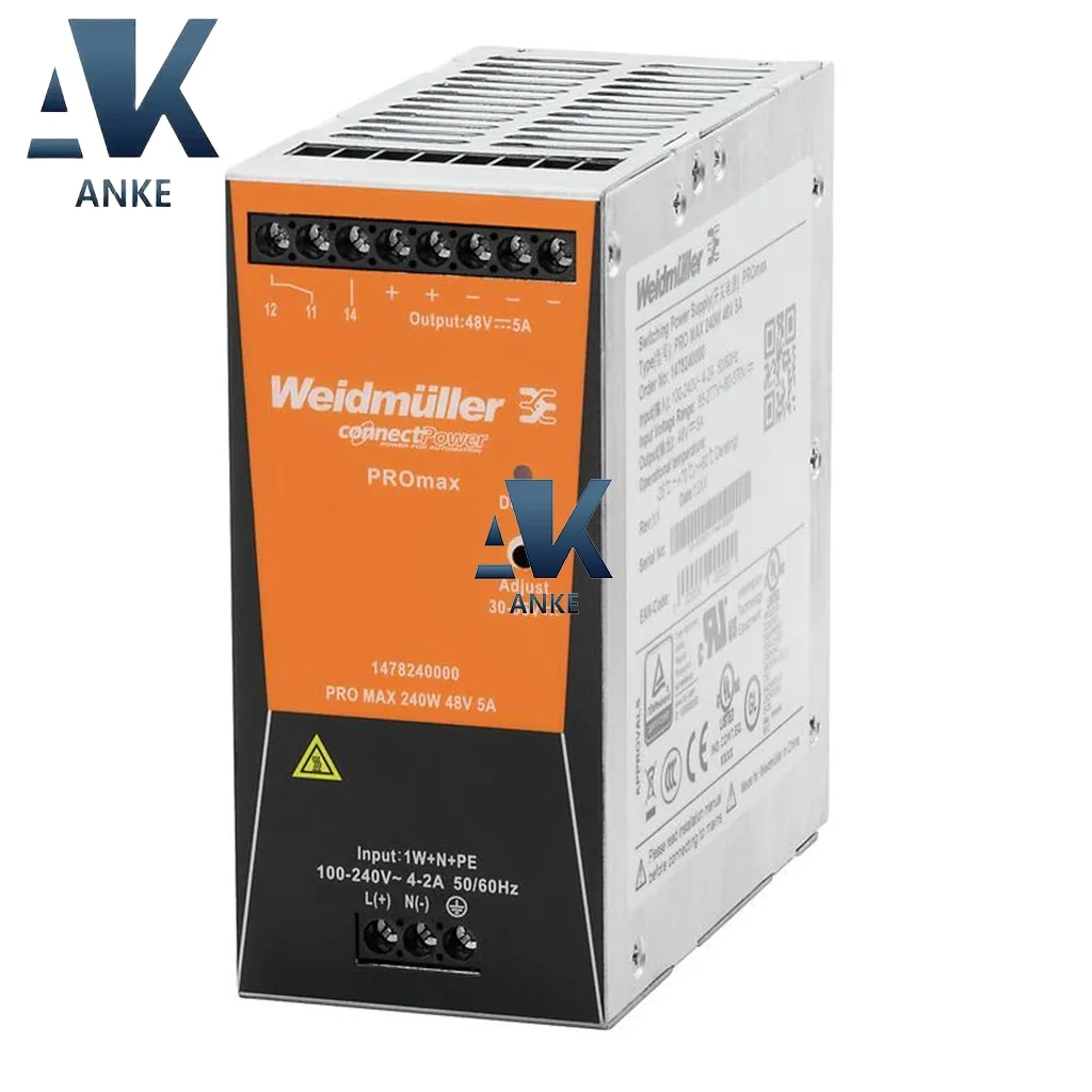 Weidmuller 1165480010 2467250000 CP M SNT 250W 24 V 10AUW 전원 공급 장치 스위치 모드 전원 공급 장치 24 V