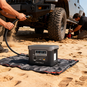 Station d'alimentation portable à onde sinusoïdale pure au lithium ternaire 2 AC220V50Hz XT60 Type-C65W Solaire200W LED SOS 2500+ cycles - Product Image 5