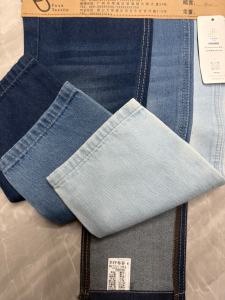 Tissu denim tissé en sergé extensible de haute qualité, teint à <span class=keywords><strong>base</strong></span> de <span class=keywords><strong>bio</strong></span>, 87% coton, durable, haute résistance à la décoloration, pour garçons, filles, sacs - Product Image 5