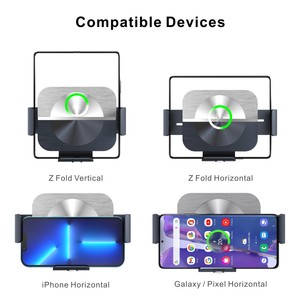 <span class=keywords><strong>Support</strong></span> de téléphone portable à charge rapide sans fil Qi 15w S11 pour chargeur de <span class=keywords><strong>voiture</strong></span> sans fil à serrage automatique 14 <span class=keywords><strong>Z</strong></span> <span class=keywords><strong>Fold</strong></span> <span class=keywords><strong>4</strong></span> - Product Image 4