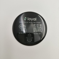 Wiederverwendbarer Pop-up-Epoxy-Tag RFID-Smartcard-Epoxy-Tag PVC-Karte mit Chip NTAG215 für Geschäfte