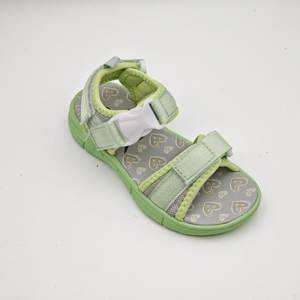 Sandali Estivi <span class=keywords><strong>Verde</strong></span> <span class=keywords><strong>Menta</strong></span> per Bambini - <span class=keywords><strong>Scarpe</strong></span> Casual da Spiaggia con Velcro, Rete Traspirante, Punta Aperta e Antiscivolo - Product Image 3