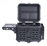 Top Case Moto 45L MTC-10 Étanche, Durable, Extensible et Adapté à la Conduite Tout-Terrain