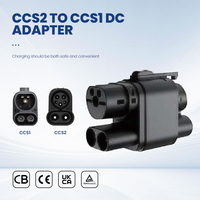 Adaptateur CCS1 CCS2 EV, étanche IP54, connecteur EVSE à charge rapide, chargeur universel pour véhicule électrique, Portable et Durable