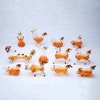 Bouteille de carafe en verre de whisky en forme de dragon de nouveau design en gros d'usine