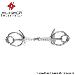 Anillo suelto hecho a medida, broca de caballo de conducción de acero inoxidable, mordaza occidental holandesa, broca de plata alemana - Product Image 6