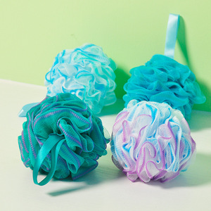 <b>Bath</b> Ball 4-Pack Set Flower Shape 75g Bulk Packaging For <b>Bath</b> <b>Sponge</b> Use - Product Image 1