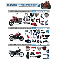Accessoires de moto pour SUZUKI HAOJUE HJ150-21 DKS150 TF150 XPRESS KA150-22 HJ125-18, pièces de carénage extérieur, pièces en plastique