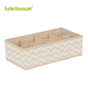 Organizador de ropa de tela, caja organizadora plegable de armario con 8 rejillas ajustables y contenedores de almacenamiento para dormitorio - Product Image 4