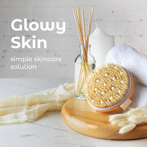 Brosse exfoliante en sisal 100 % naturelle et végane, manche en bambou, pour douche et bain à sec, vente en gros usine - Product Image 5