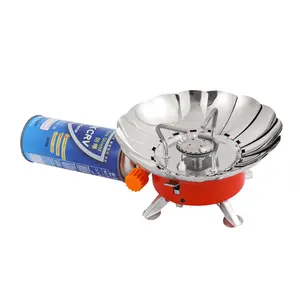 Outdoor Portable Windproof Mini Gas Stove Camping Kitchenware Stove Outdoor Travel Picnic Stove