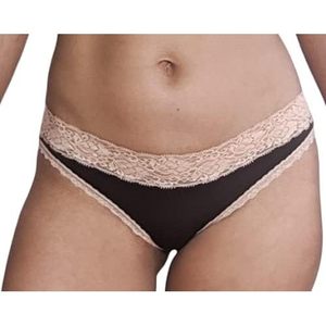 FOXA Bragas de bikini para mujer, algodón y elastano, encaje, tiro medio, paquete combinado, transpirables, ajuste elástico - Product Image 2