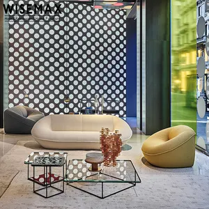 WISEMAX мебель кресло итальянский дизайн стул нордический роскошный современный изогнутый секционный гостиная спальня бархатный Повседневный диван