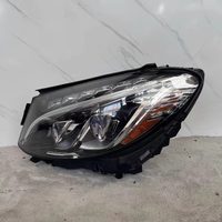 Conjunto de Faros LED para Mercedes-Benz C180 C200 C260 C300 C350eL W205, Luces de Circulación Diurna LED