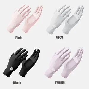 OEM Sommer-Sonnenschutz Handschutzhandschuhe für Damen im Freien Radfahren hohle Eis Seidenhandschuhe