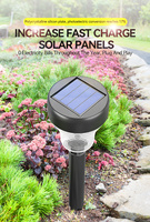 Lampes de terrasse décoratives pour aménagement paysager, 0,2 W, lampes solaires de jardin modernes, lampes LED extérieures étanches, lampes sur pied, 80 ABS IP65 120