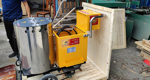 Dấu hiệu giao thông sơn đường đánh dấu máy với máy bơm và động cơ bãi đậu xe Sơn & đường vạch - Product Image 4