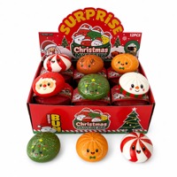 Offre Spéciale Noël : Boîte Mystère Squishy en Forme de Boulette, Jouet Anti-Stress en Mousse PU à Remontée Lente, Cadeau Anti-Stress