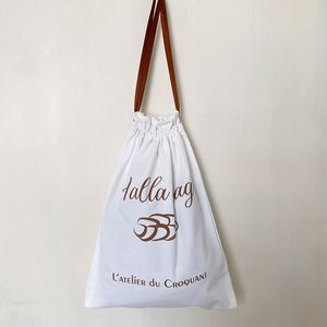 Promotional Organic Muslin Cotton <b>Pouch</b> White Natural Canvas <b>Drawstring</b> Bag With Logo Printed - Product Image 1