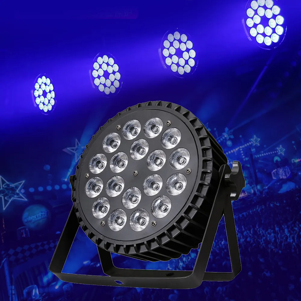 Лидер продаж, светодиодная лампа 18x15 Вт RGBWA UV 6 в 1 пар, тонкая Толстая лампа для диджея, светодиодная лампа для сценического шоу, вечеринки