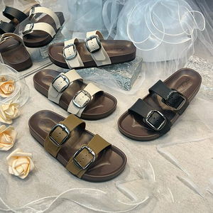 Nueva moda, bonitos zapatos de lujo, hebilla de hierro, zapatos decorativos, zapatillas de mujer, zapatillas <span class=keywords><strong>planas</strong></span> elegantes, <span class=keywords><strong>sandalias</strong></span> para mujer - Product Image 6