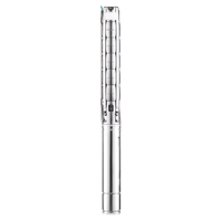 Pompe submersible multi-étages pour puits profonds en acier inoxydable de 4 pouces, 30 m3/h, 5 étages, 7,5 CV, sortie de 3 pouces - Fabricant OEM