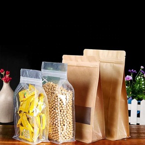 Transparente ocho sellado lateral engrosada bolsa de comida de frutos secos especialidad gran bolsa de embalaje sellada - Product Image 5