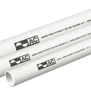 UPVC <b>Electrical</b> Rigid Conduit Lead Free <b>Fire</b> Resistant Combustion Proof Eco Friendly BS EN 61386 Standard - Product Image 3