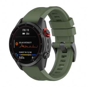 Bracelet de montre intelligente Garmin Fenix 7 7X <span class=keywords><strong>6</strong></span> 6X <span class=keywords><strong>Pro</strong></span> 5 5X Plus 3 3HR, bracelet en silicone à fixation rapide 20 mm 22 26 - Product Image 2