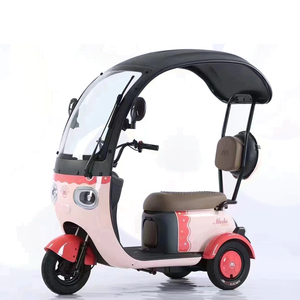 2023 populaire trois roues Tricycle vélo <span class=keywords><strong>électrique</strong></span> Vintage Scooter 3 roues Cargo Ebike <span class=keywords><strong>avec</strong></span> <span class=keywords><strong>toit</strong></span> - Product Image 4