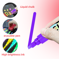Marqueur acrylique liquide droit à pointe souple, stylo à dessin à encre permanente, fournitures artistiques pour étudiants, marqueurs d'art colorés 8/18/36 couleurs