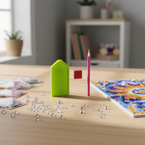 Set di accessori per pittura 5D ILAN con vassoio per cera e penna per Diamond Art - Product Image 2