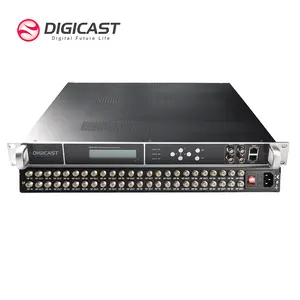 DMB-90E Plus IP-шлюз Профессиональный FTA DVB-S/S2 тюнер + HD MI в IP UDP мультиплексор цифровое телевидение головная система веб-управления