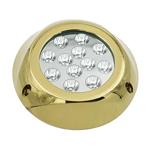 120W Bronze Housing IP68 waterproof RGB Underwater Marine Led Light 12V Navigation Boat/Yatch Light in Jiangmen