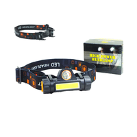 Lampe frontale LED rechargeable au lithium-ion avec 10 000 heures d'autonomie