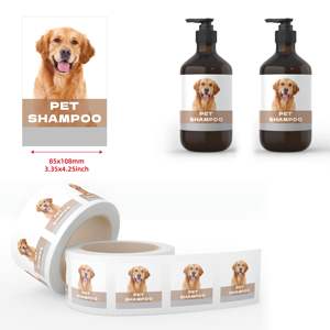 Logotipo impreso personalizado con impresión en color, elección de mascotas, diseño de etiqueta de chirivía de <span class=keywords><strong>armadillo</strong></span> para etiquetas de alimentos enlatados - Product Image 4