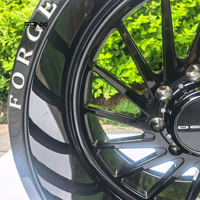 Jantes forgées tout-terrain personnalisées 20 22 24 pouces 22x10 22x12 6x139.7 8x180 8 trous pour SUV, jantes en aluminium forgé en stock
